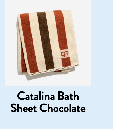 Catalina Bath Sheet Chocolate