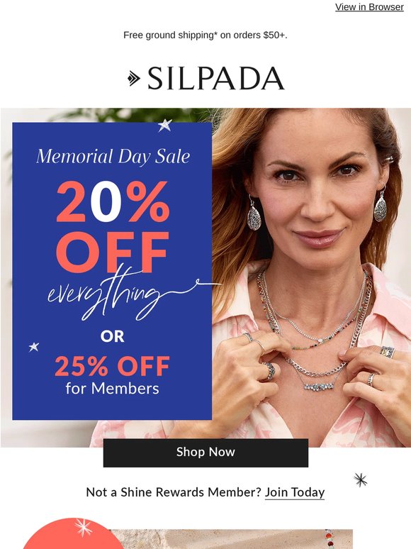 20% off sitewide starts NOW ☀️