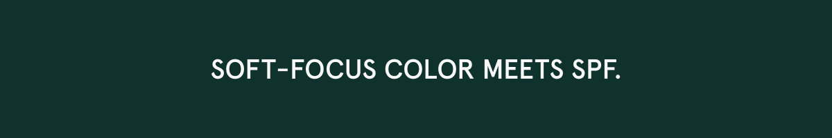 Buildable color meets SPF