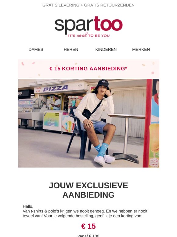 🎉 Pssst...15 euro korting staat voor je klaar in deze mail.