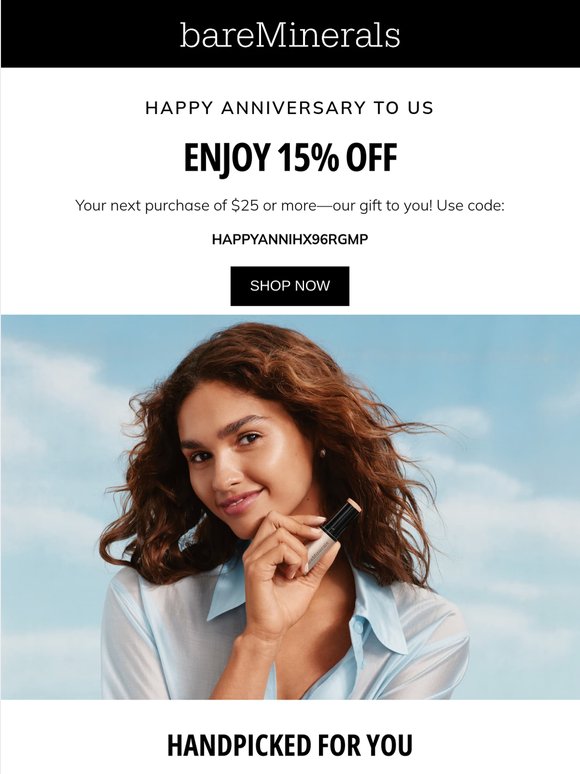 A Gift for You: 15% Off