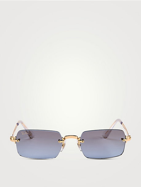 RB3928 A$AP ROCKY Rimless Collection Rectangular Sunglasses