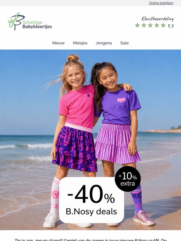 B.Nosy Deal 💜 -40% + 10% extra