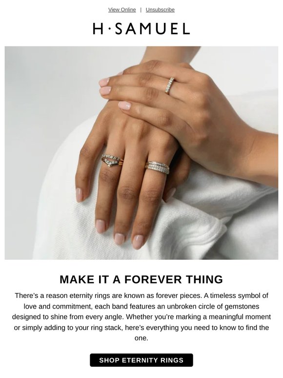 Your guide to eternity rings
