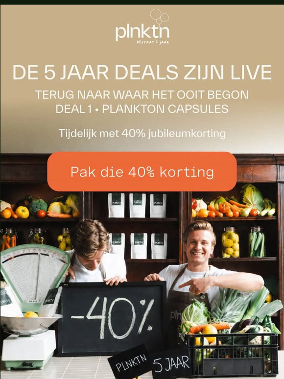 WE ZIJN LOS • Deal 1 is live