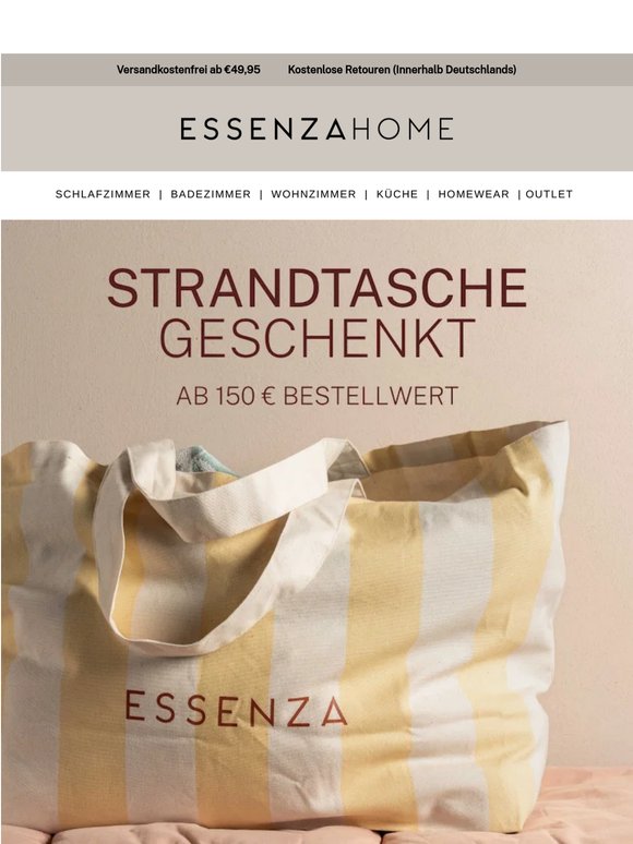 Ihre Strandtasche geschenkt zu Ihrer Bestellung ☀️