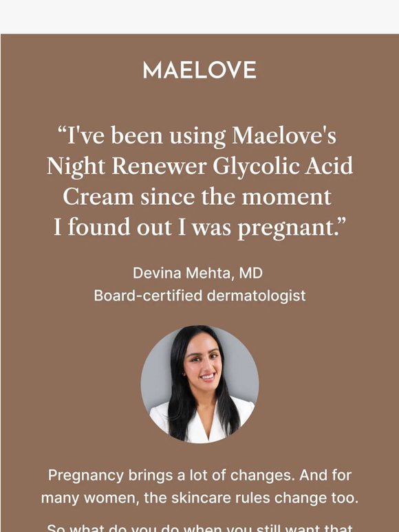 What a pregnant dermatologist uses for glowing skin