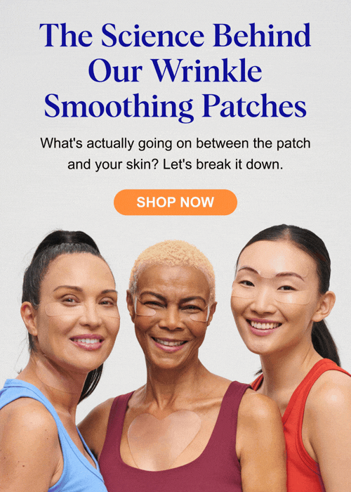 The Science Behind Our Wrinkle Smoothing Patches. What's actually going on between the patch and your skin? Let's break it down. ➡️ SHOP NOW