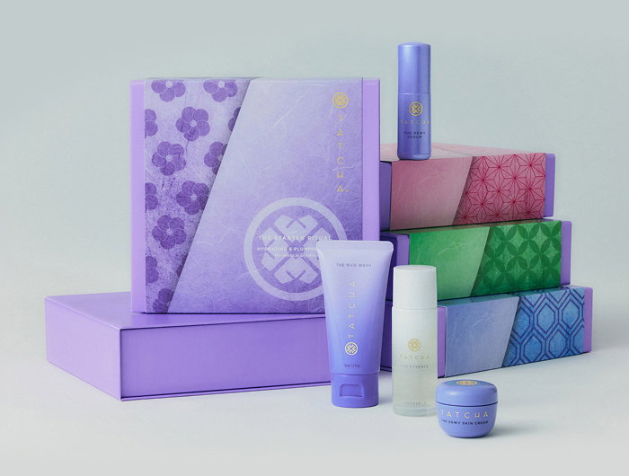 Try a Tatcha starter ritual at 20% off, a complete ritual for your skin type. 