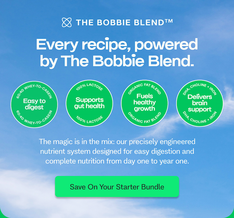 Every recipe, powered by The Bobbie Blend.