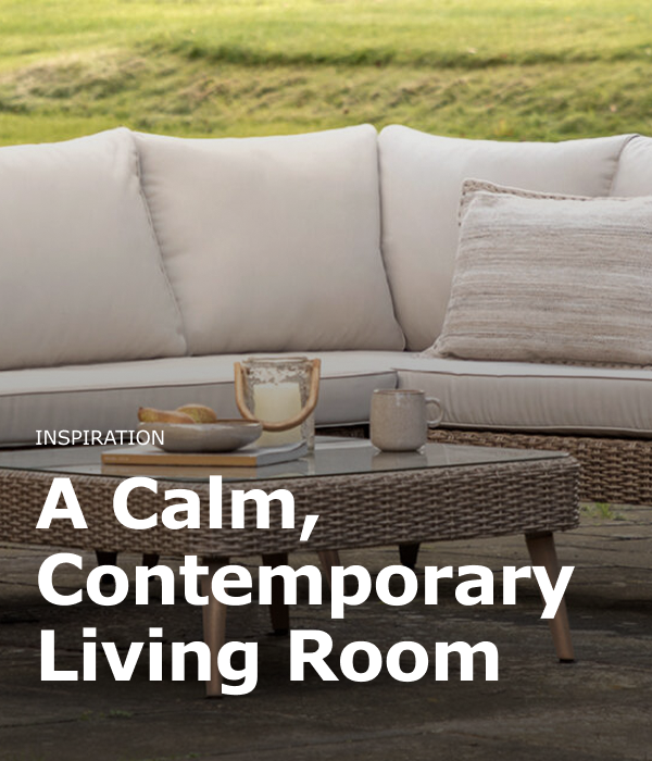 calm contemporary living room