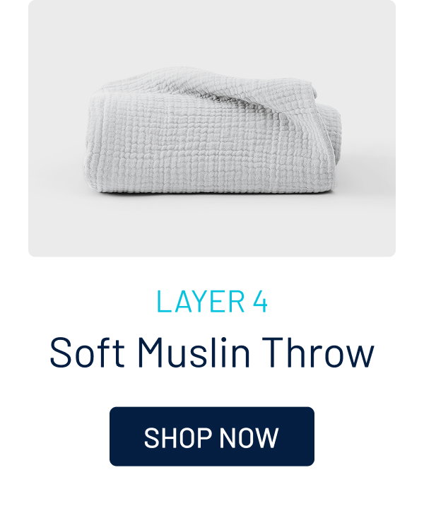 Soft muslin throw