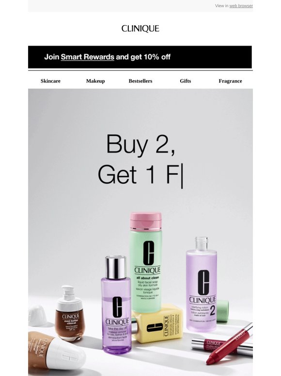 Your 3 for 2 offer is here!