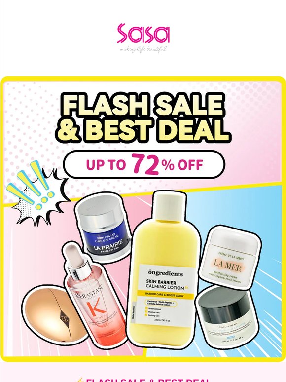 UP TO 72% OFF?!⚡FLASH SALE & BEST DEAL OF THE WEEK IS HERE !⚡😍 Don't Miss Our Healthcare Sale on Wellness and Beauty Supplement!✨