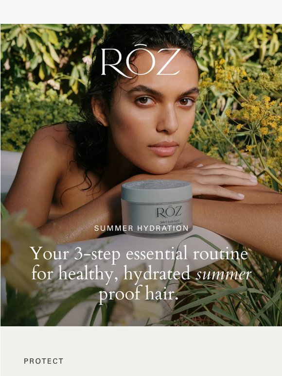 3 ways to keep your hair hydrated all summer