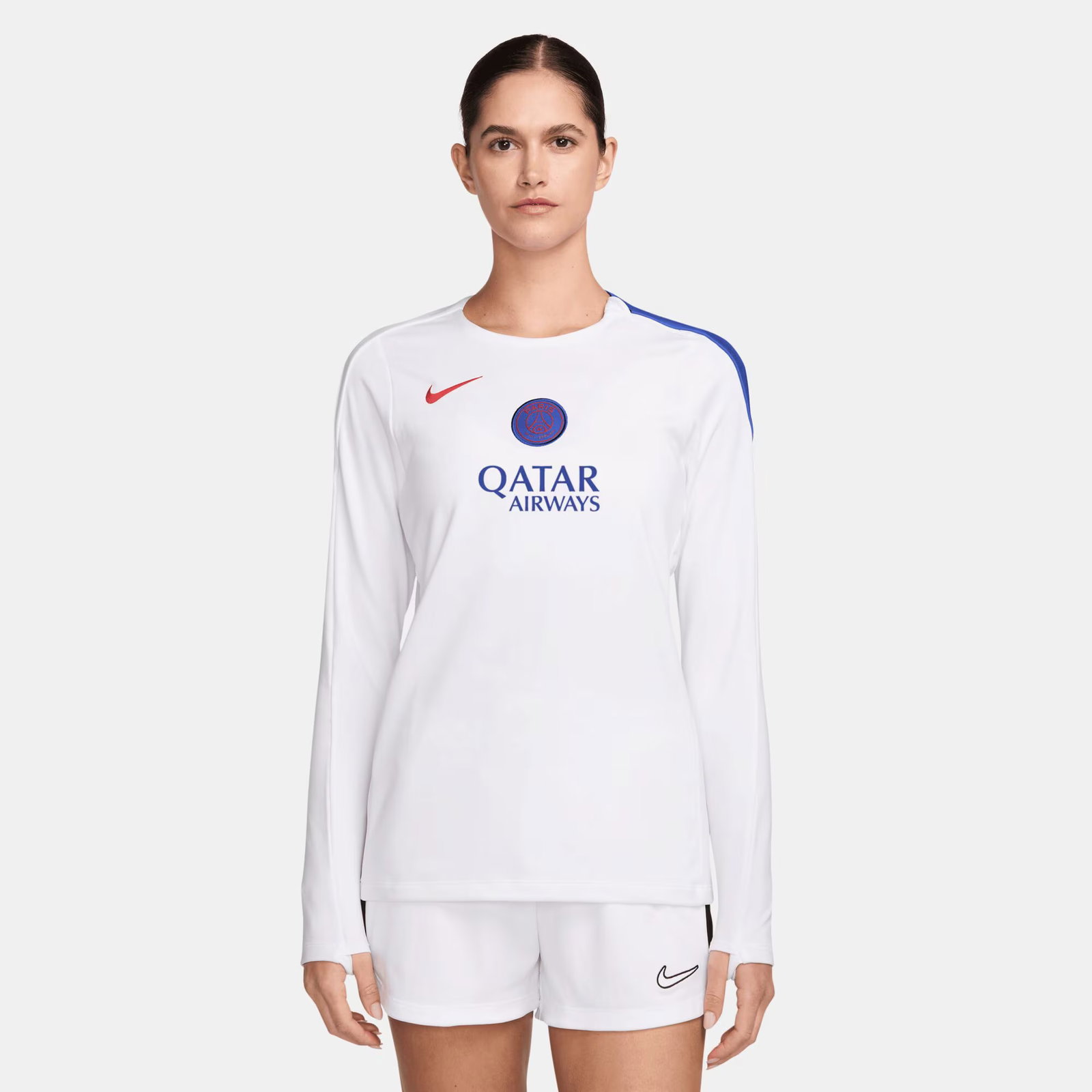 PSG Nike Strike Crew Top - White - Womens