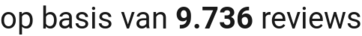 number of reviews