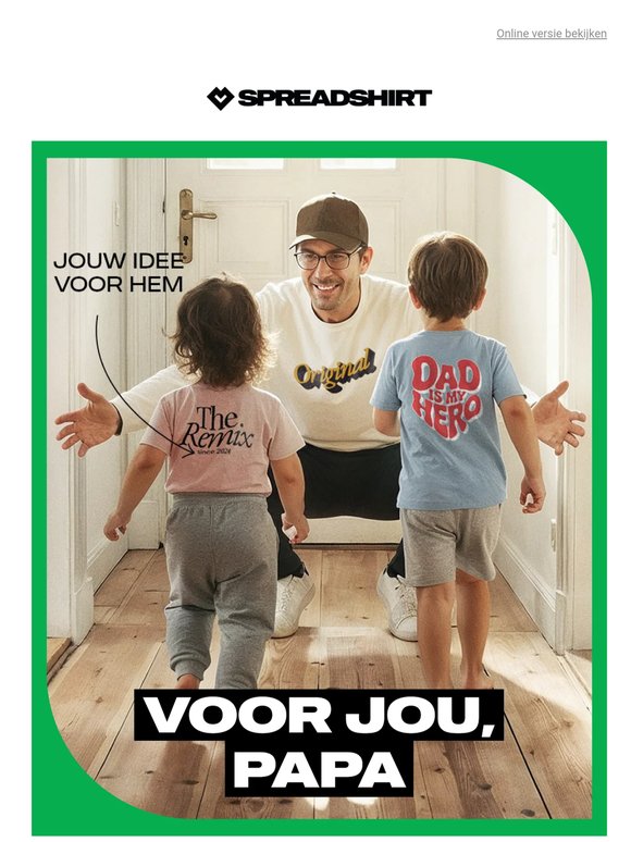 -35% korting op gepersonaliseerde cadeaus voor Vaderdag 💭