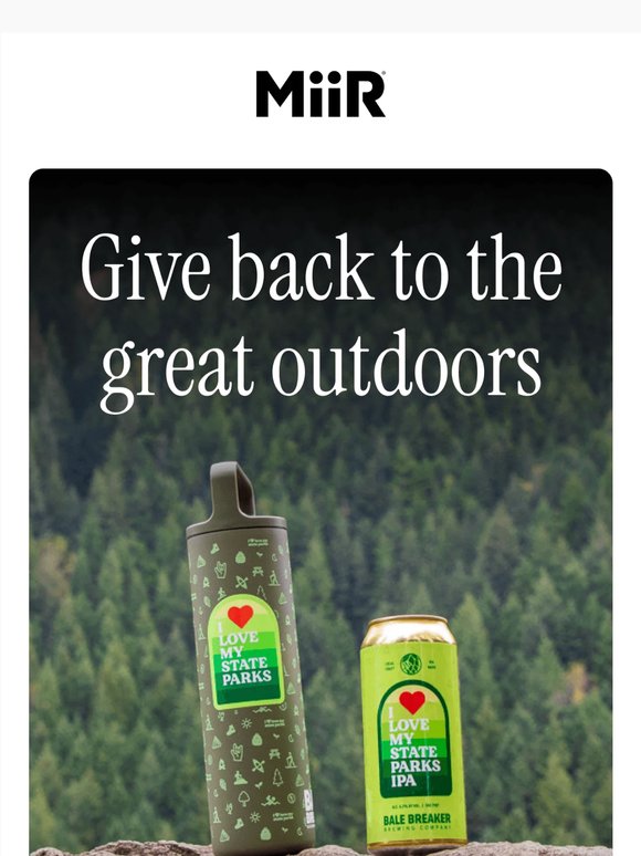 MiiR x Bale Breaker partner to protect state parks