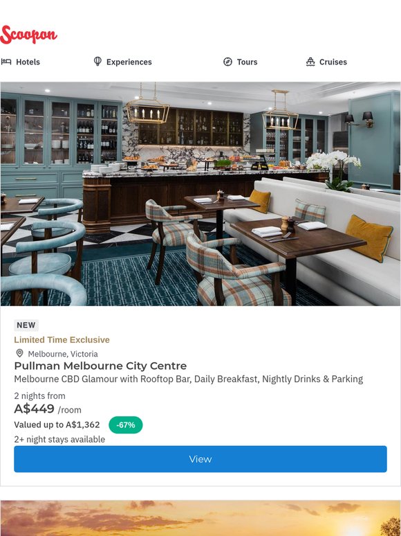 Pullman Melbourne CBD Glamour w. Nightly Drinks & Complimentary Parking