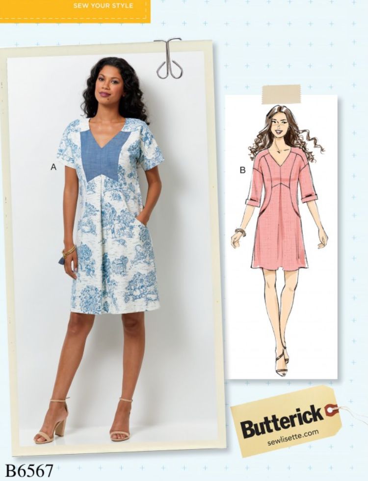 Butterick Paper Sewing Pattern 6567