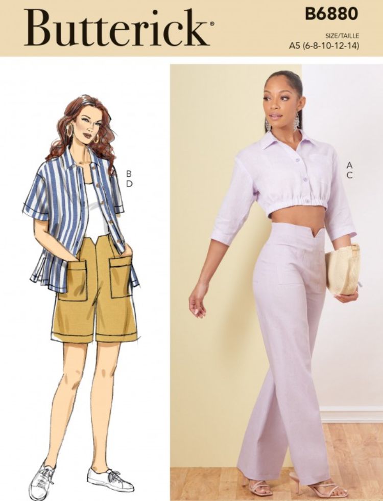 Butterick Paper Sewing Pattern 6880