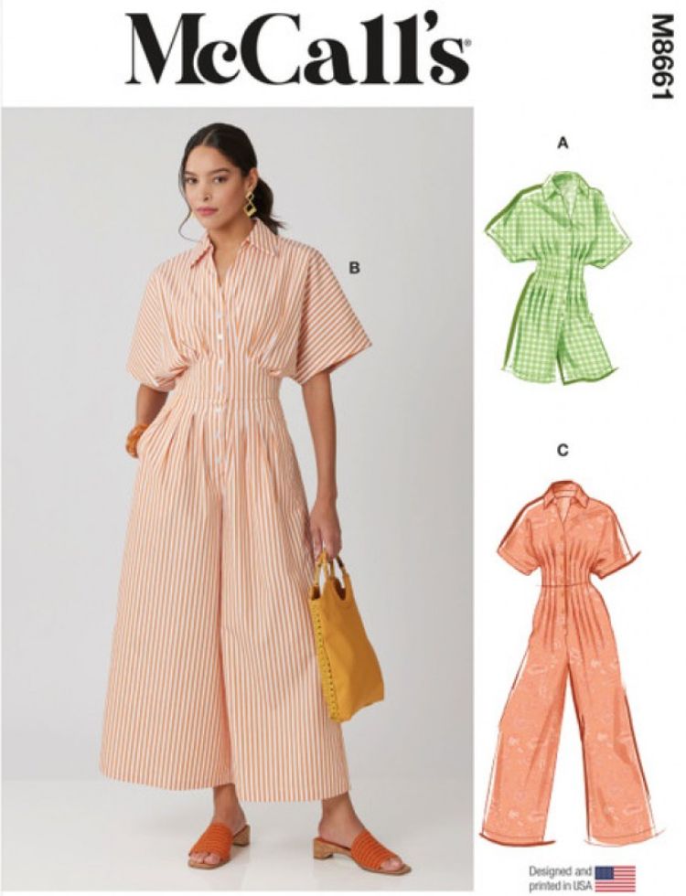 McCalls Paper Sewing Pattern 8661
