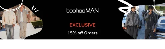 boohooMAN - 15% off Orders