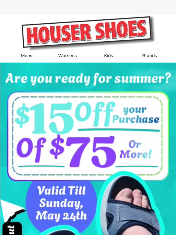 Save $15 When You Spend $75