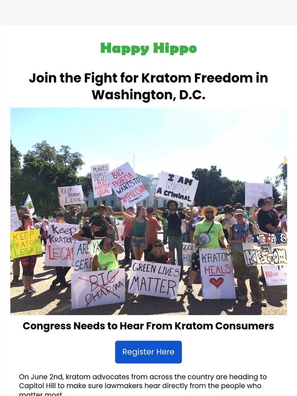 Join the Fight for Kratom Freedom in Washington, D.C.