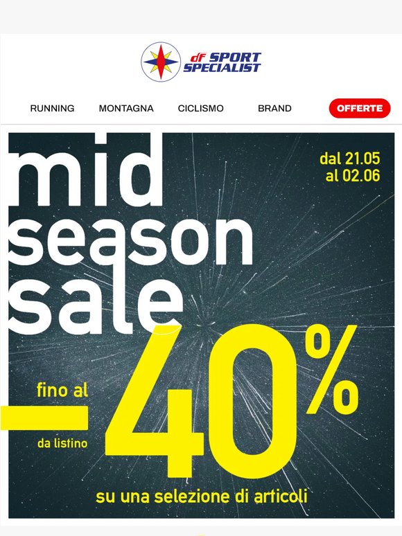 MID SEASON SALE✨Sconti fino a -40%