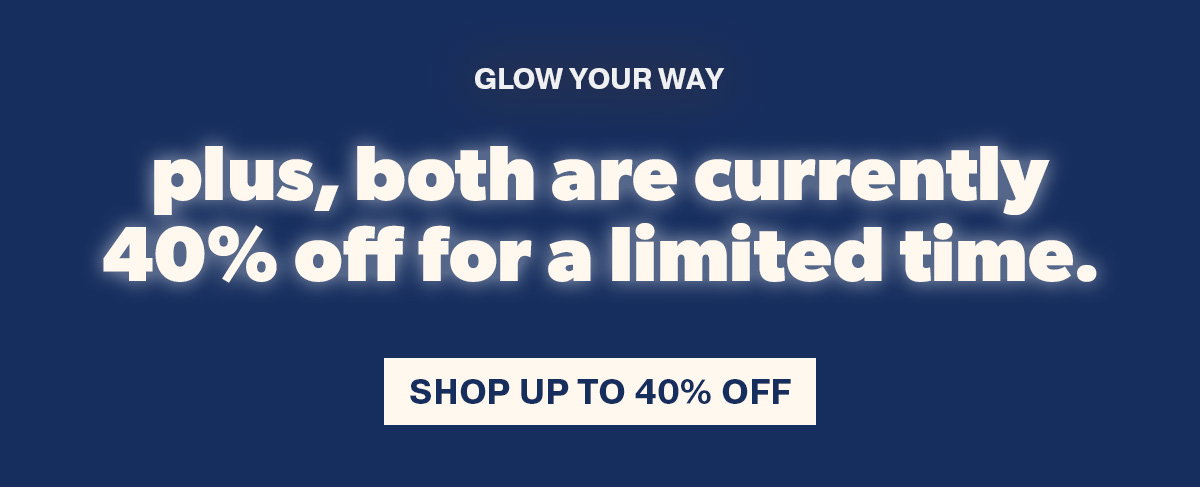 UP TO 40% OFF TANNING & BRONZING