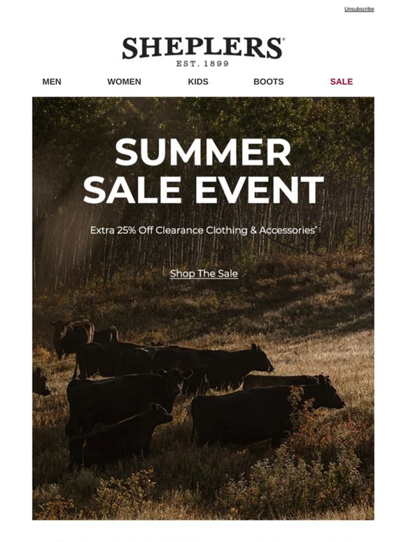 Summer Sale Event Starts Now