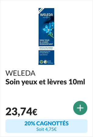 20% cagnottés sur le Soin Yeux et Lèvres Gentiane bleue et Edelweiss 10ml