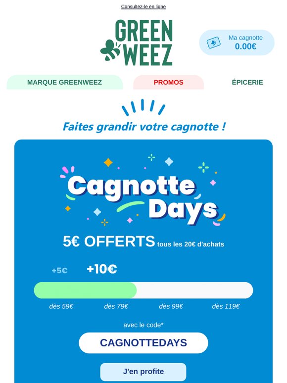 🔥 Jsq 20€ OFFERTS sur votre cagnotte