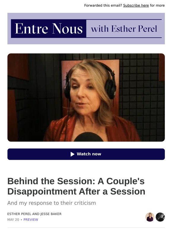 Behind the Session: A Couple's Disappointment After a Session