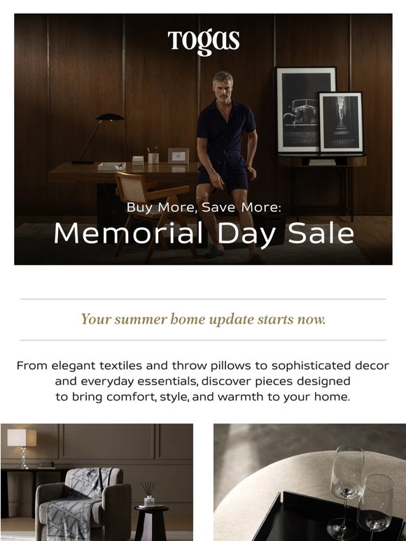 Buy More, Save More: Memorial Day Sale