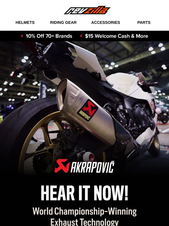 Hear the difference. Premium exhaust technology.