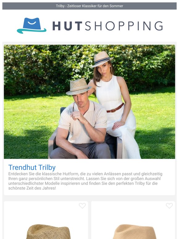 Trendhut Trilby ☀️ Klassische Form mit modernem Twist