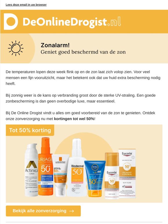 ☀️ Zonalarm! Deze week hoge UV-index