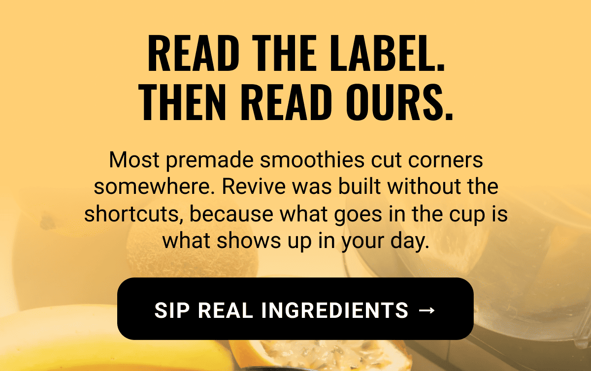Read the label. Then read ours.