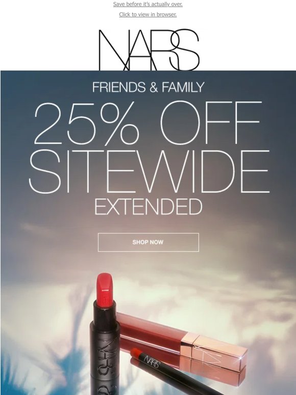 This is it. 25% off.