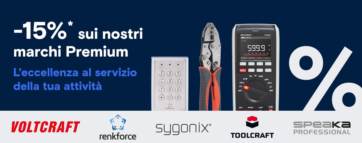 -15% sui nostri marchi Premium: l'eccellenza al servizio della tua attività