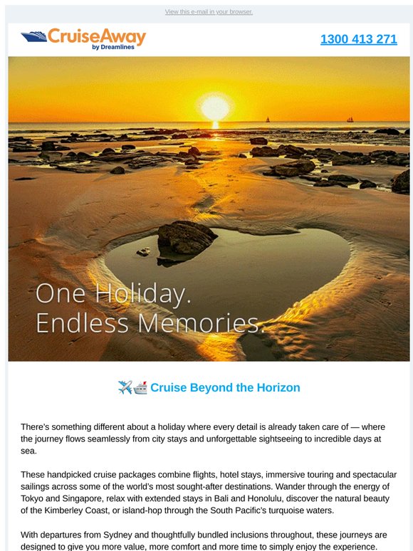 🌏 Fly, Stay & Sail — The Ultimate Cruise Escape Awaits