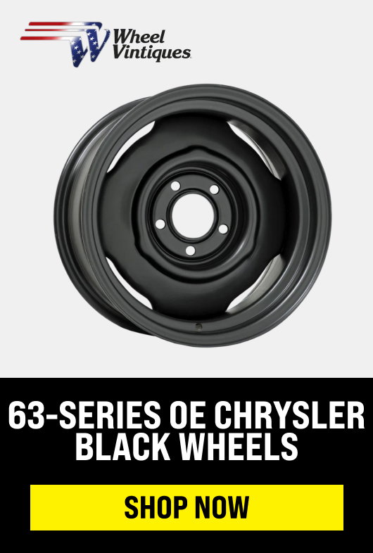 63-Series OE Chrysler Black Wheels
