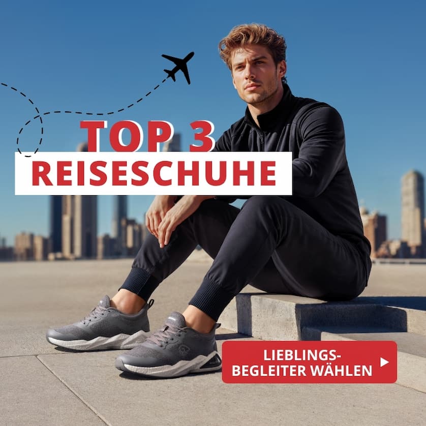 Top 3+1 Reise-Sneakern