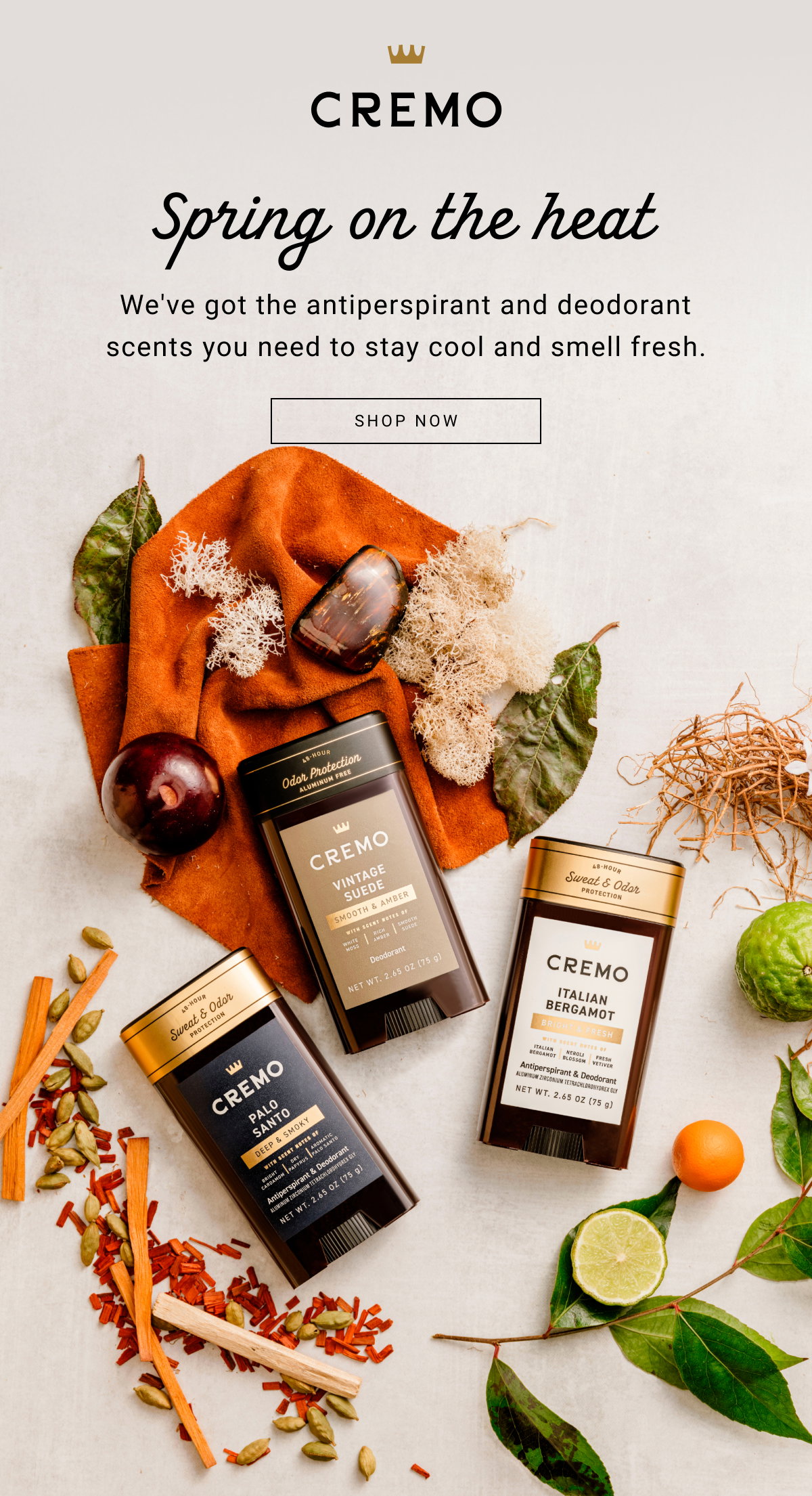 Spring on the heat – Shop Antiperspirant & Deodorants