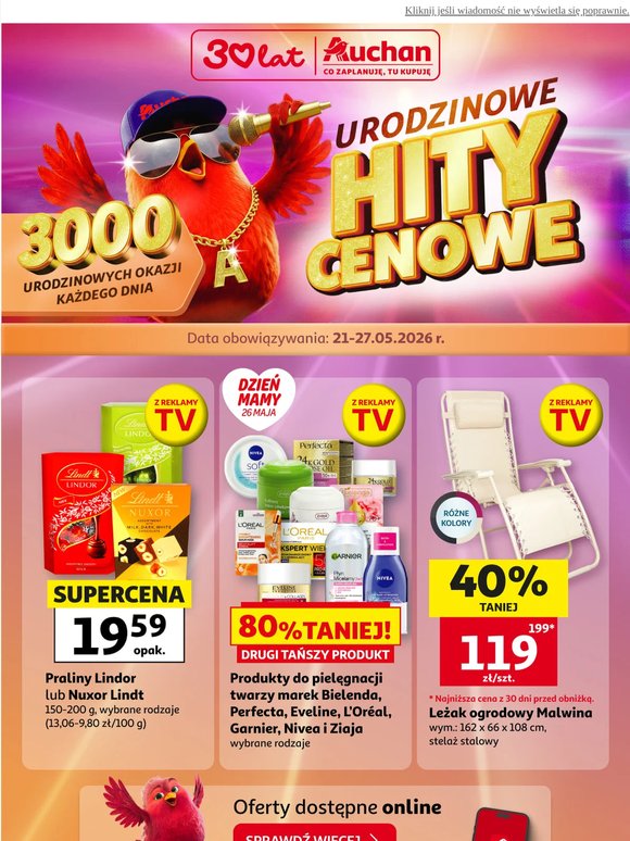🎉66% TANIEJ, 1+1 gratis i nie tylko! Sprawdź najnowsze urodzinowe okazje!