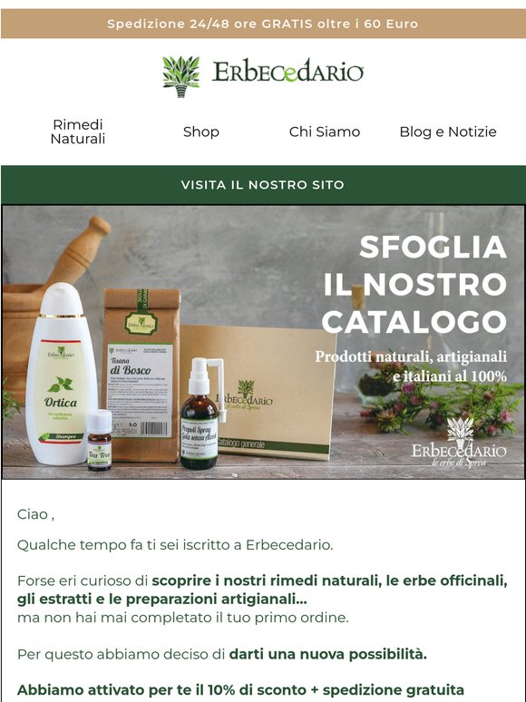 Forse ora è il momento giusto per scegliere il benessere naturale 🌿