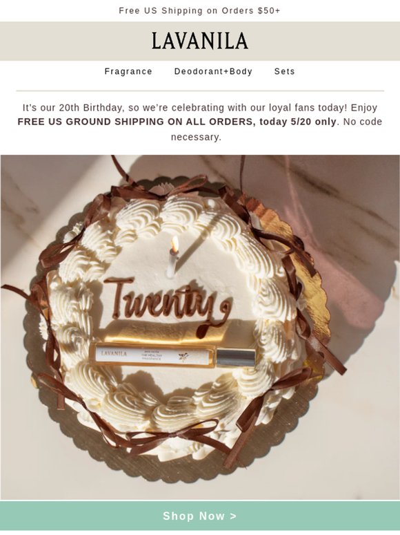 Today Only- Free Shipping on ALL US Orders!